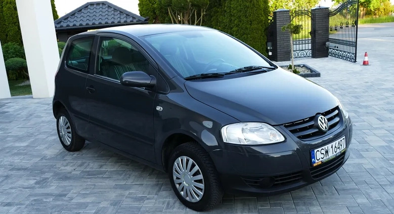 Volkswagen Fox cena 7500 przebieg: 185000, rok produkcji 2007 z Miłomłyn małe 407